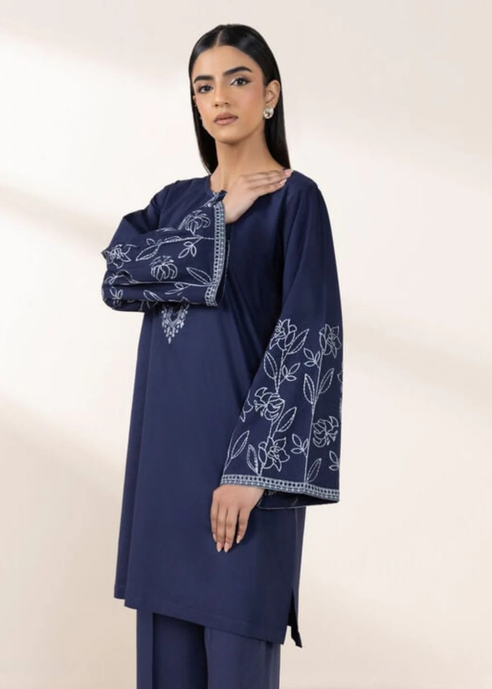 EMBELLISH NAVY BLUE 2PC