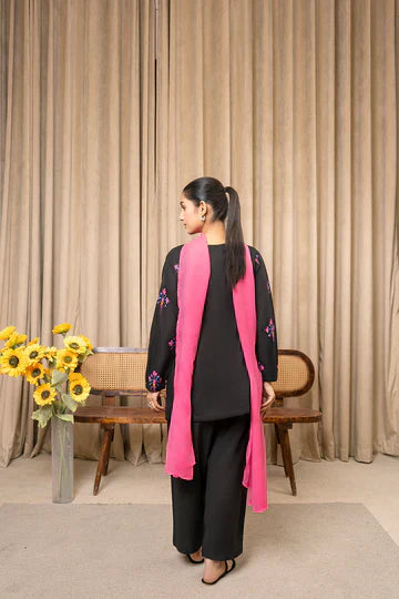 Black Blossom 2Pc Suit