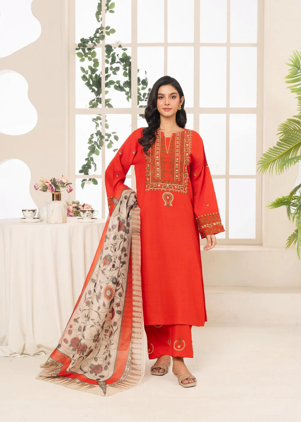 URGE EMBROIDERED 3PCs