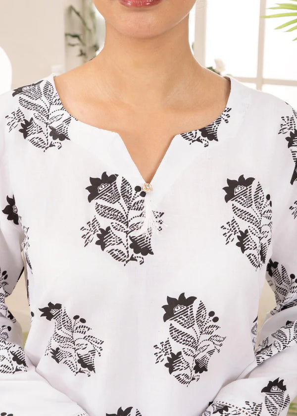 ZEENAT WHITE 2PCS
